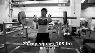 Leg Day...and some mind tricks and whey protein as chalk for gripz.