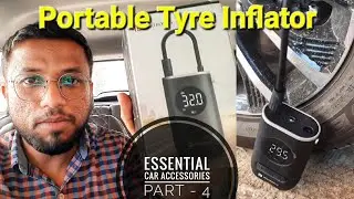 Portable Tyre Inflator for Car | Essential Car Accessories Part - 4 | Worth buying it