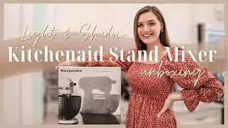 Unboxing Kitchenaid Artisan Series 5 qt. Limited-Edition Light & Shadow Stand Mixer w/ Ceramic Bowl