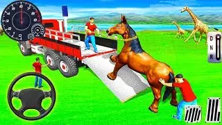 Real Offroad Animal Transport Truck Simulator &ndash; Drive Through Mountains, Forests | Android Gameplay
