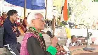 Abi cho cho speech at hunger strike 
