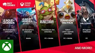 Riot Games доступна по Xbox Game Pass &mdash; Xbox & Bethesda Games Showcase 2022