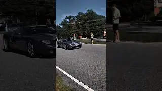Ford gt revs engine at cars and coffee in Newark Delaware #car#trending#fyp#automobile#ford