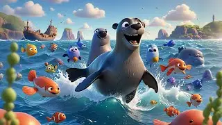 Sammy Seal Splashes Big | Splashy Song for Kids | Fun Animal Nursery Rhyme