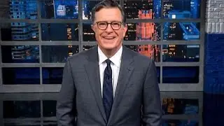 Стивен Кольбер показал средний палец телеканалу CBS в прямом эфире во время эмоционального прощания.