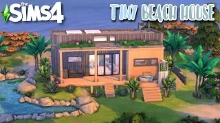 (Eco) Tiny Beach House 🌴 | The Sims 4 : Save File - Windenburg | Speed Build (No CC)
