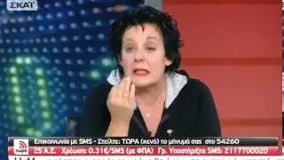 Η Λιάνα Κανέλλη στην Πόπη Τσαπανίδου