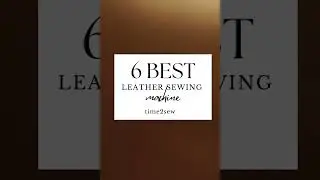 6 best leather sewing machine - time2sew
