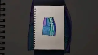 Holographic Illustration #art #drawing