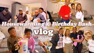 Life in Uk🇬🇧Vlog; Living in Our Answered Prayers,House Warming party + Twins' Birthday Bash