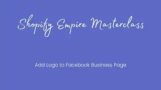 Add Logo to Facebook Business Page