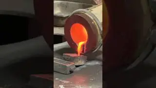 Вчера расплавили немного золота!