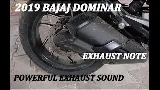 2019 New Bajaj Dominar 400 Exhaust Sound