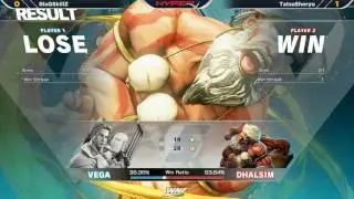 WNF SFV - Off Season 2.2 - BlaQSkillZ (Vega) vs TatsuShoryu (Dhalsim)