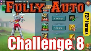 Lords Mobile - Seiya Pegasus Limited Challenge Stage 8.Auto Play F2P Heroes saint seiya