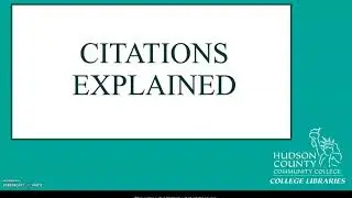 Explaining Citations