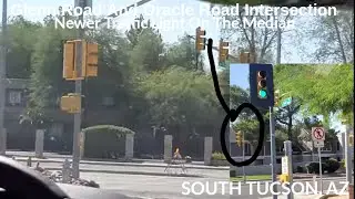 Oracle Road And Glenn Road Intersection, Tucson, AZ