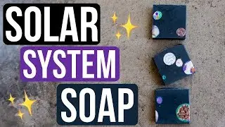 Solar System Soap (w/ Soap Scrap Embeds) | Royalty Soaps