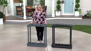 P.S. Home Rolling Garden Tool Organizer on QVC