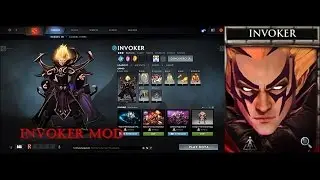 Dota 2 - Invoker Dark Artistry + Magus Apex Mod Set (7.05)  BP17 updated