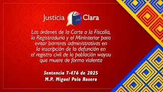 Legal protection in favor of members of the Wayuu people