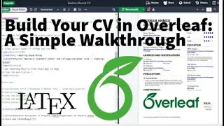 Create an Impressive CV with Overleaf | Complete Guide  |  How to Create a Professional CV | Latex