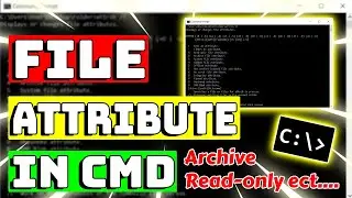 File Attribute in Command Prompt | Command Prompt Tutorial for Beginners
