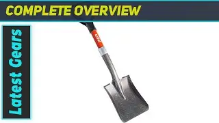 Bond Manufacturing LH047 Mini D-Handle Square Head Shovel &ndash; Best Compact Shovel for Small