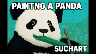 Chill Panda Painting in SuchArt