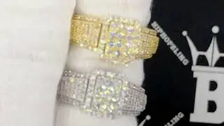 Raised Cushion Hip Hop Mens Diamond Ring 1.60cttw 10K Gold | Real iced Out Jewelry