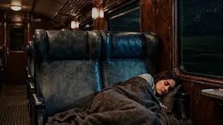 Relaxing Train Ambience | Quiet Night Train Cabin for Deep Sleep