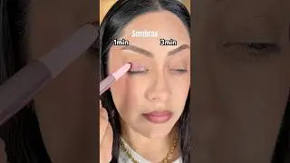 1 min vs 3min sombras stick de @toofaced #eyeshadowhack #eyeshadow #makeuptrends #sombrasdeojos