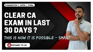 Possible to clear CA exams in 30 days | This is how it can be done