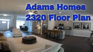 Экскурсия по жилому комплексу Adams Homes Model 2320 Home & River Place в Фэрхоупе, штат Алабама