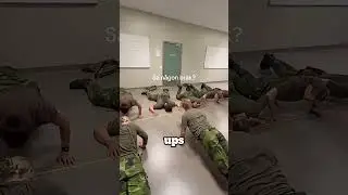 Только один солдат выдержал наказание в виде 1500 отжиманий!