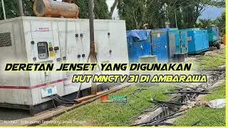 Super Power !! Ini Dia Deretan Jenset Yang Gunakanß Gamung Acara Ultah MNCTV Di Ambarawa