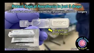 CataractCoach&trade; 2065: potent topical anesthesia in just 3 drops (Iheezo)