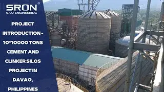 Project Introduction - 10*10000 tons cement and clinker silos project in Davao, Philippines