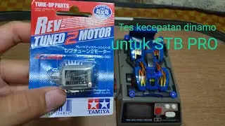 Dinamo Rev- Tuned 2 motor, tes kecepatan STB Pro