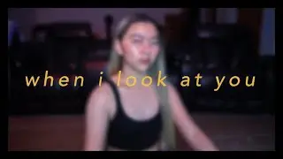 When I Look At You - Miley Cyrus | Chloe Anjeleigh (cover)