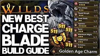 Monster Hunter Wilds - New Best Charge Blade Build - Highest Damage Possible - OP Talisman Guide!