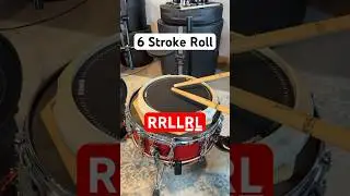 How to play a SIX STROKE ROLL! #drums