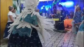 Cacique PENA BRANCA saudando o Guerreiro Ogum Abril 2024