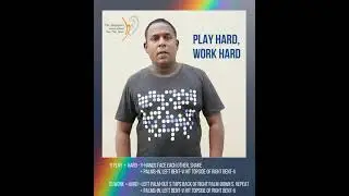 How to sign 'Play Hard Work Hard'