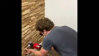Stone Ten Teak Wall Cladding Installation