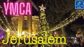 YMCA Jerusalem Christmas tree lighting 2021