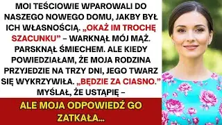 Teściowie co tydzień najeżdżali nasz dom, a mój mąż popierał— dopóki nie przyjechała moja rodzina