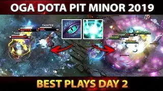 OGA Dota PIT Minor 2019 - BEST PLAYS - Day 2