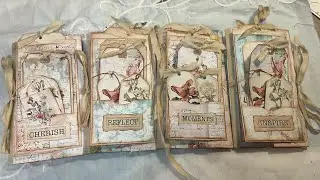 4 Shabby Chic Folio - Junk Journals - Shop Video - FREE SHIPPING OFFER TODAY