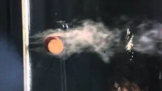 Smoke Flow Visualization: Flow Past Circular Cylinder 2